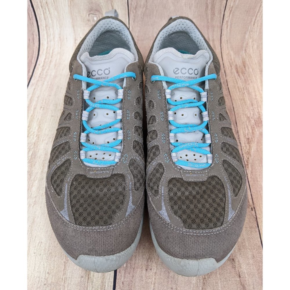 ECCO Biom Train Cross Trainer Shoes EU 36 (US 5-5.5) Gray/Aqua - Picture 4 of 9